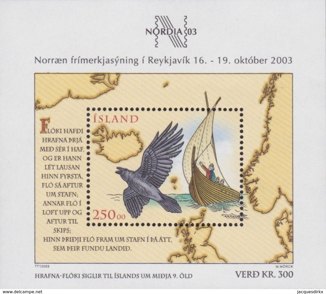 IJsland    .   Yvert     . Bloc  33        .    **  .    Postfris ZONDER Plakker    .   /    .   MNH - Blocs-feuillets