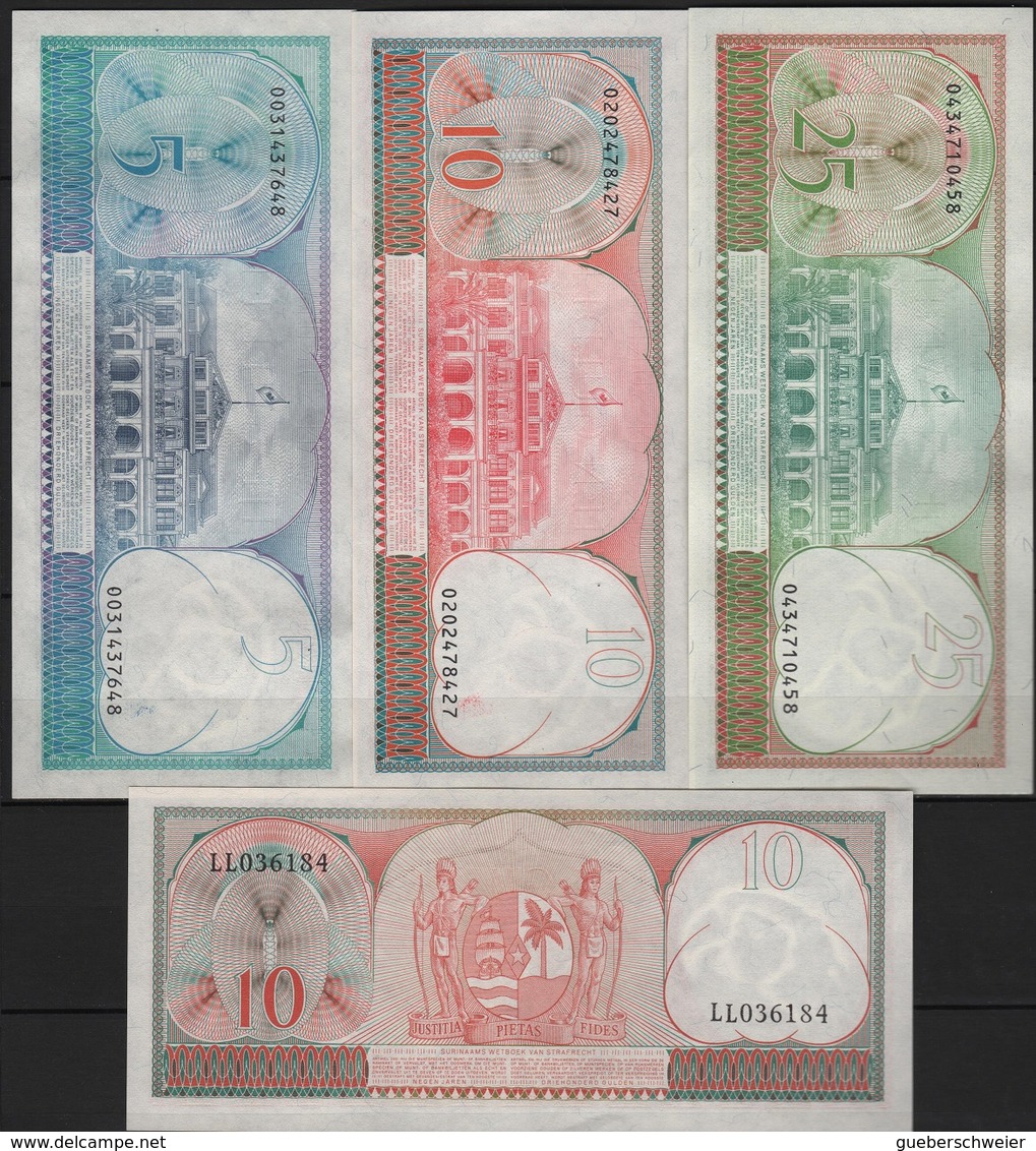 B 118 - SURINAM Lot De 4 Billets état Neuf 1er Choix - Surinam