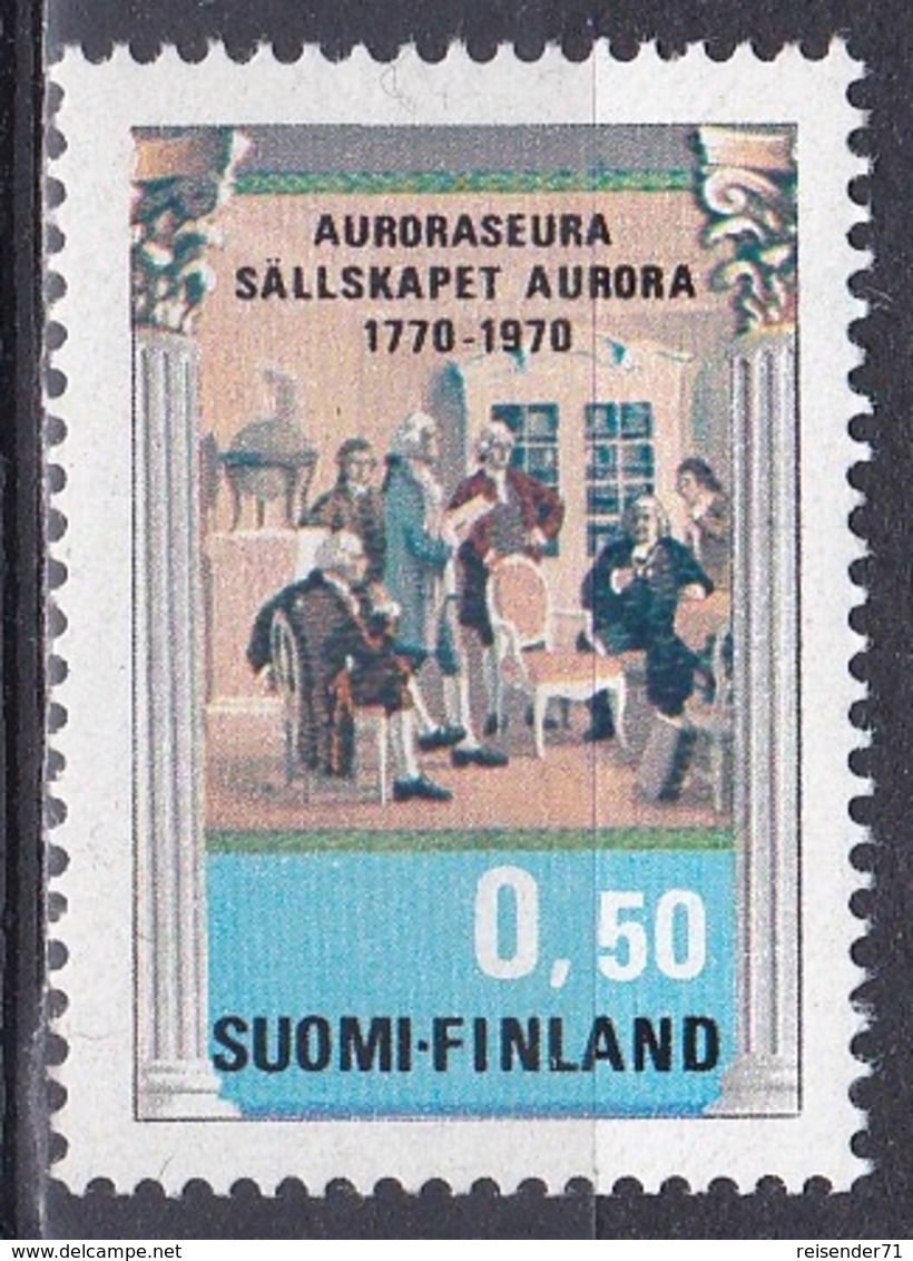 Finnland Finland Suomi 1970 Kultur Culture Literatur Literature Aurora-Verein Gemälde Paintings Järnefelt, Mi. 678 ** - Neufs