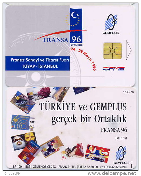 Salon 96 Istanbul Gemplus Test Demo Fransa 96 Neuve Numérotée - Turquie