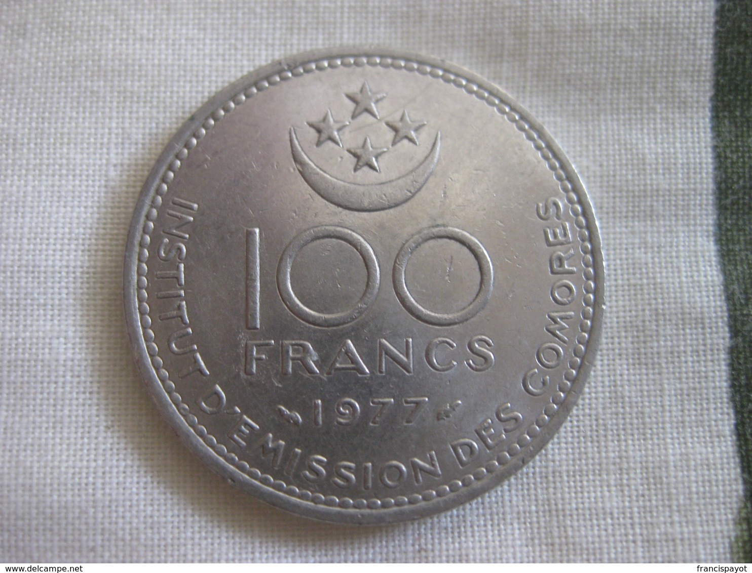 Comores: 100 Francs 1977 - Comores