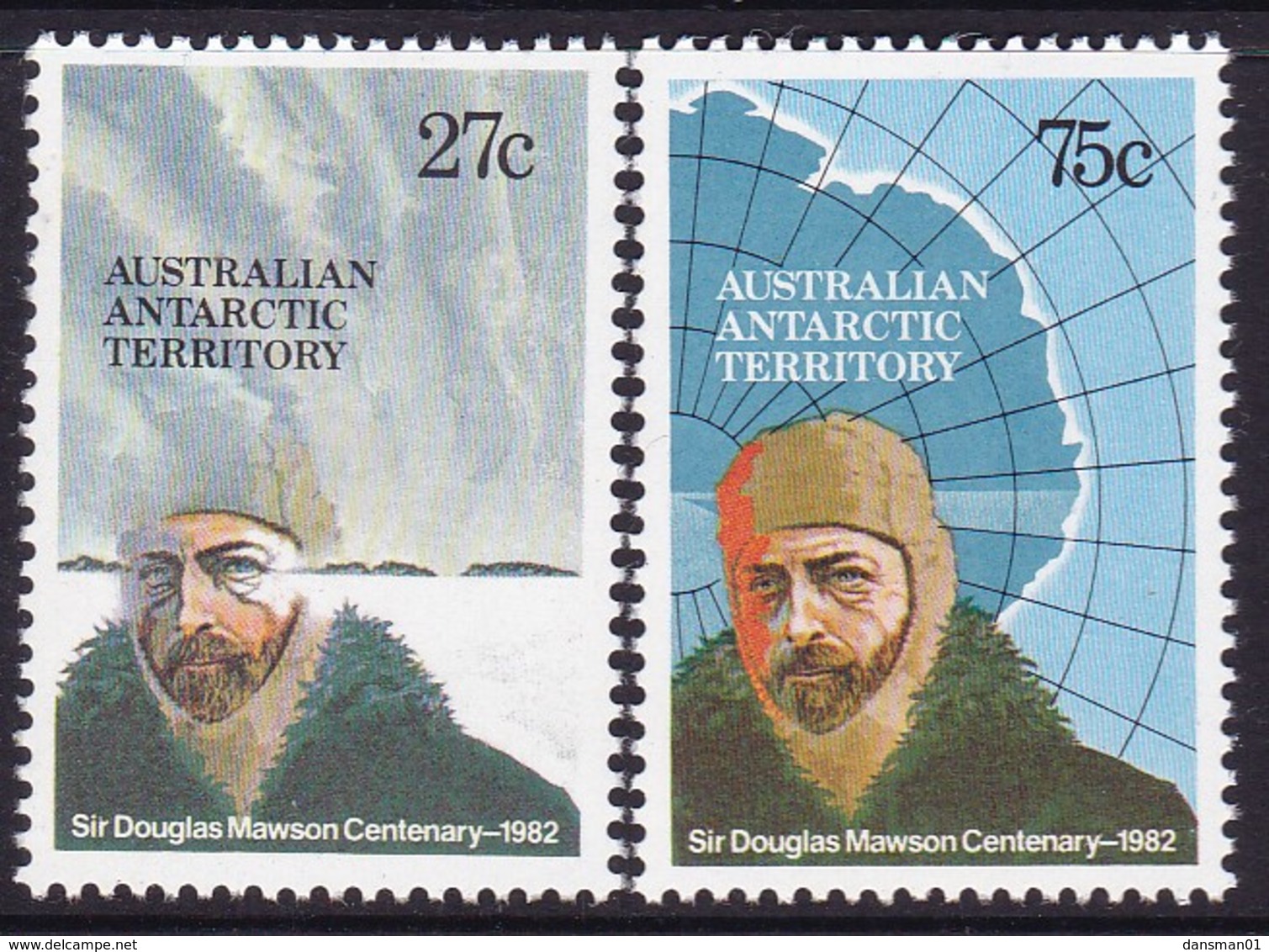 Australian Antartic Territory 1982 SC L53-54 Mint Never Hinged - Unused Stamps