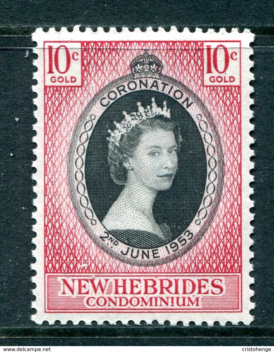 New Hebrides 1953 QEII Coronation HM (SG 79) - Unused Stamps