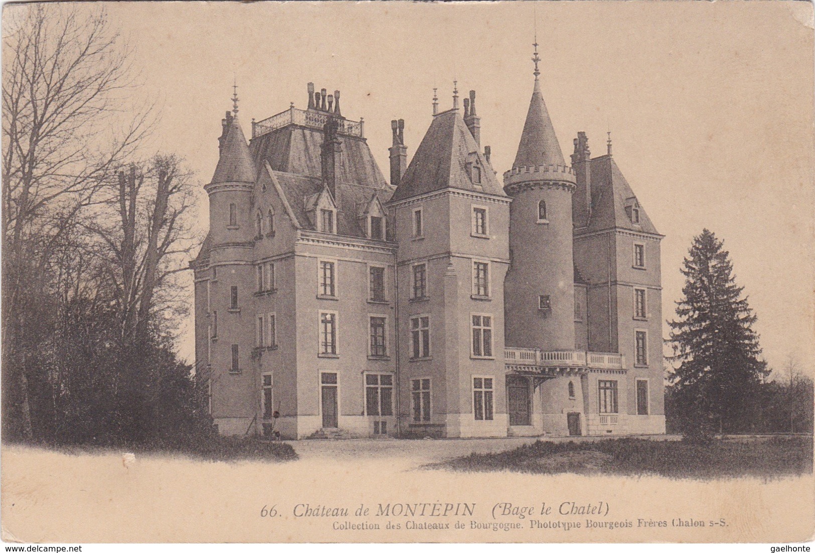 F01-044 CHATEAU DE MONTEPIN (BAGE LE CHATEL) - Non Classificati