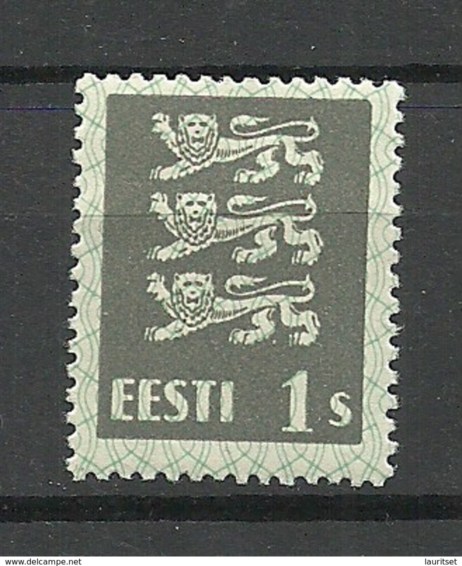 ESTLAND Estonia 1929 Michel 74 Thick Paper Type MNH - Estonie