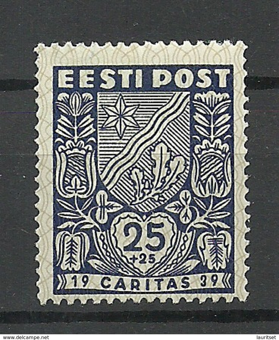 Estland Estonia 1939 CARITAS Michel 144 * - Estland