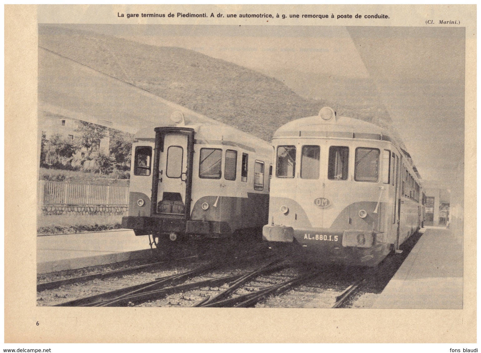 1963 - Iconographie - Piedimonte Matese (Campania) - La Gare - FRANCO DE PORT - Non Classés