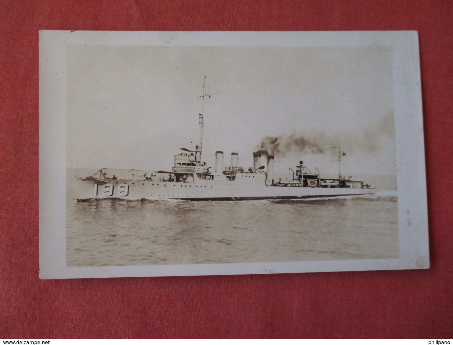 RPPC--Destroyer  USS Dallas   Ref 3158 - Oorlog