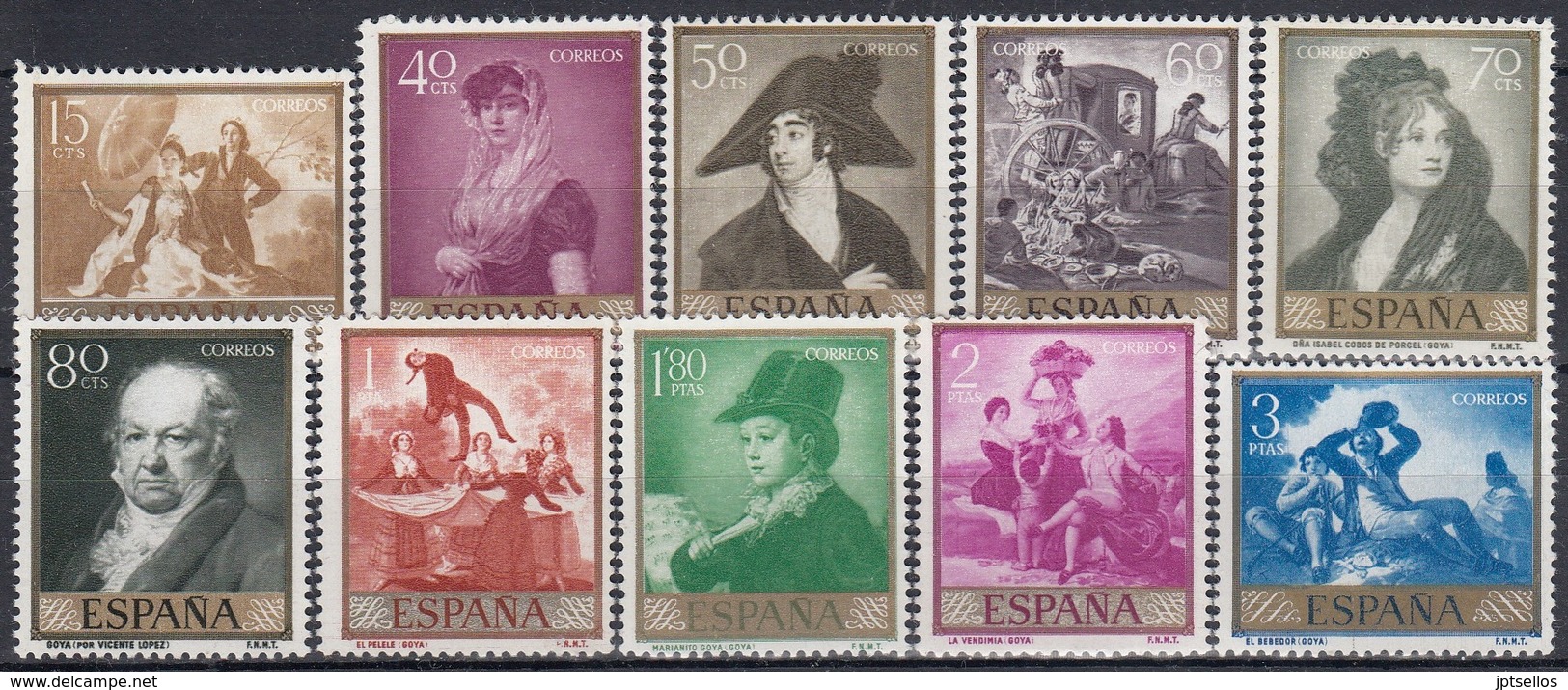 ESPAÑA 1958 Nº 1210/19 NUEVO PERFECTO - Nuevos