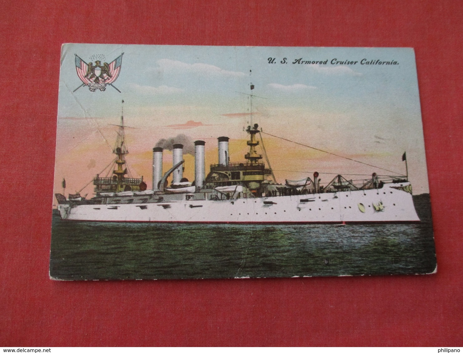 US Armored Cruiser California  As Is Crease    Ref 3158 - Oorlog