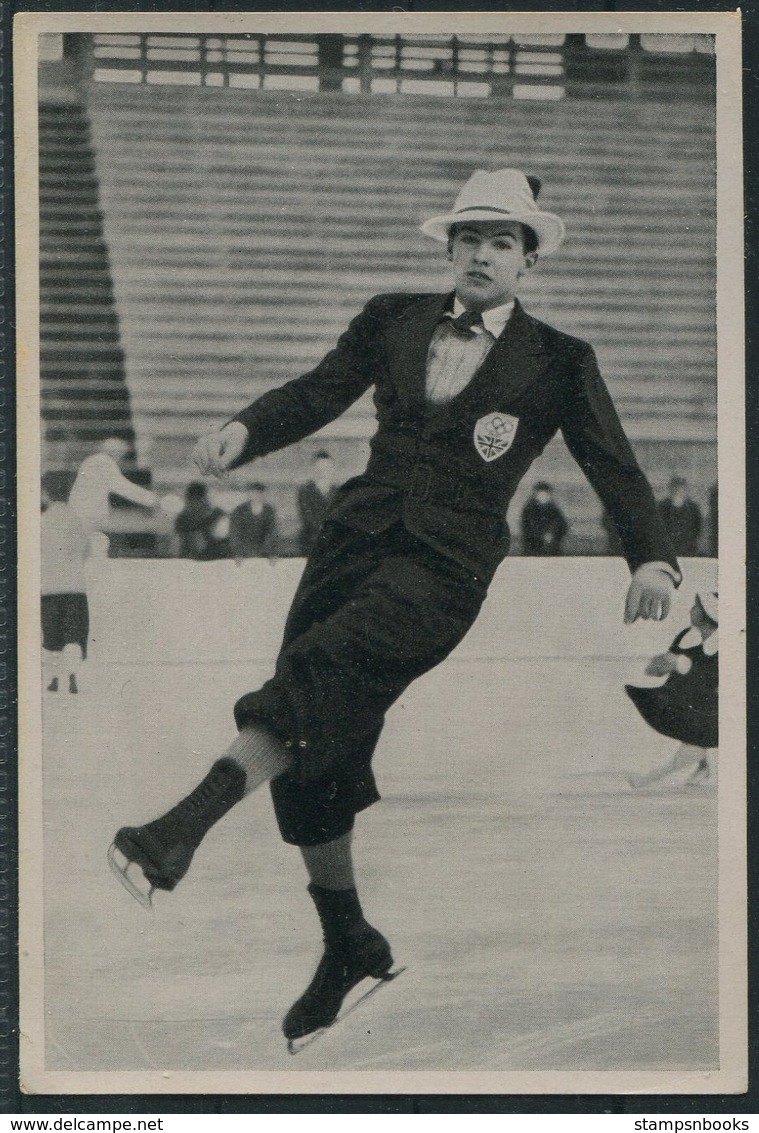 1936 Germany Berlin Olympics Olympia Sammelwerk 13 Bild 68 Gruppe 53 British GB Jack Edward Dunn. Ice Skater - Trading Cards