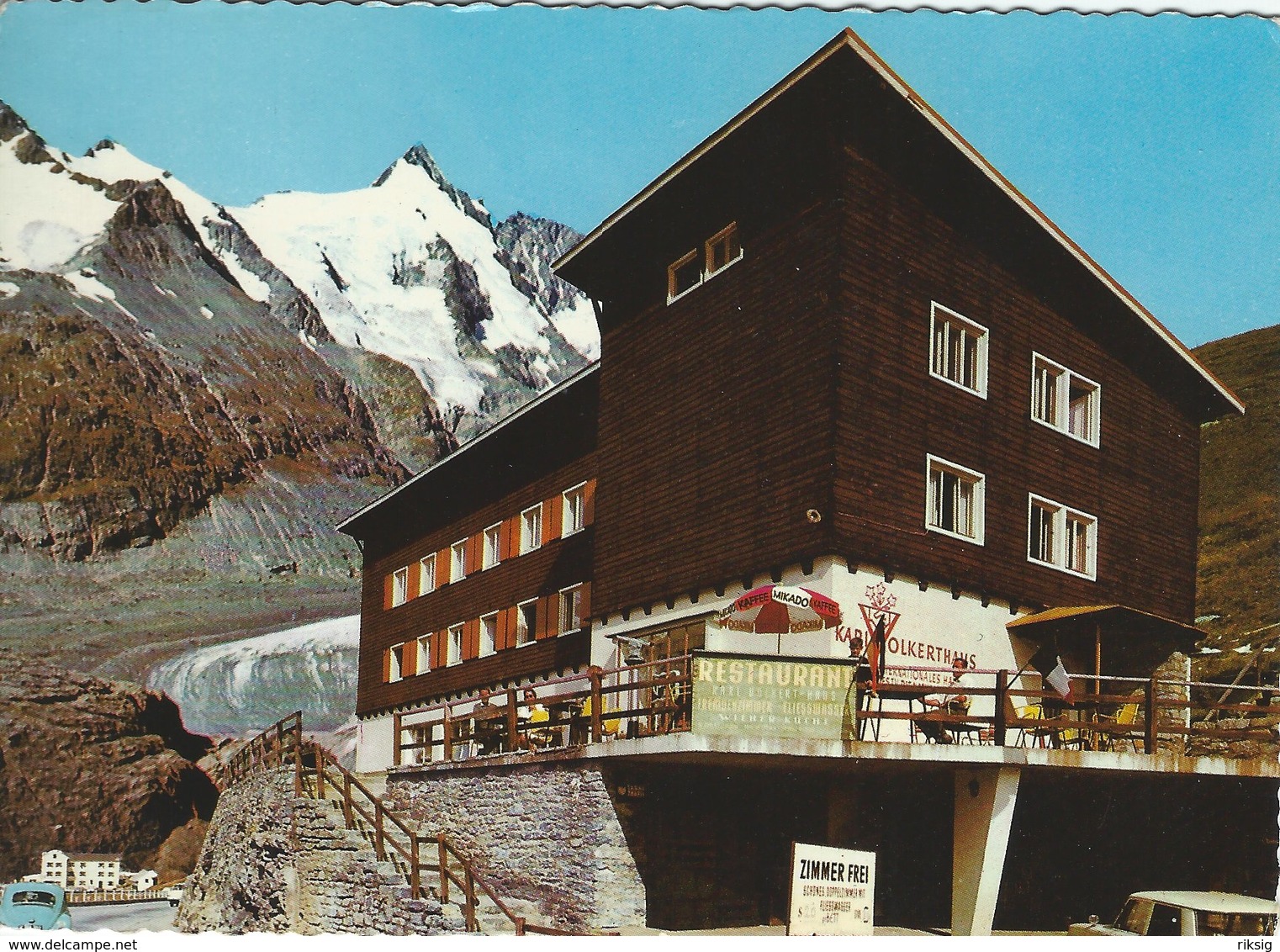 Restaurant Karl Volkerhaus. Großglockner Hochalpenstrasse. Austria.    B-3545 - Hotels & Restaurants