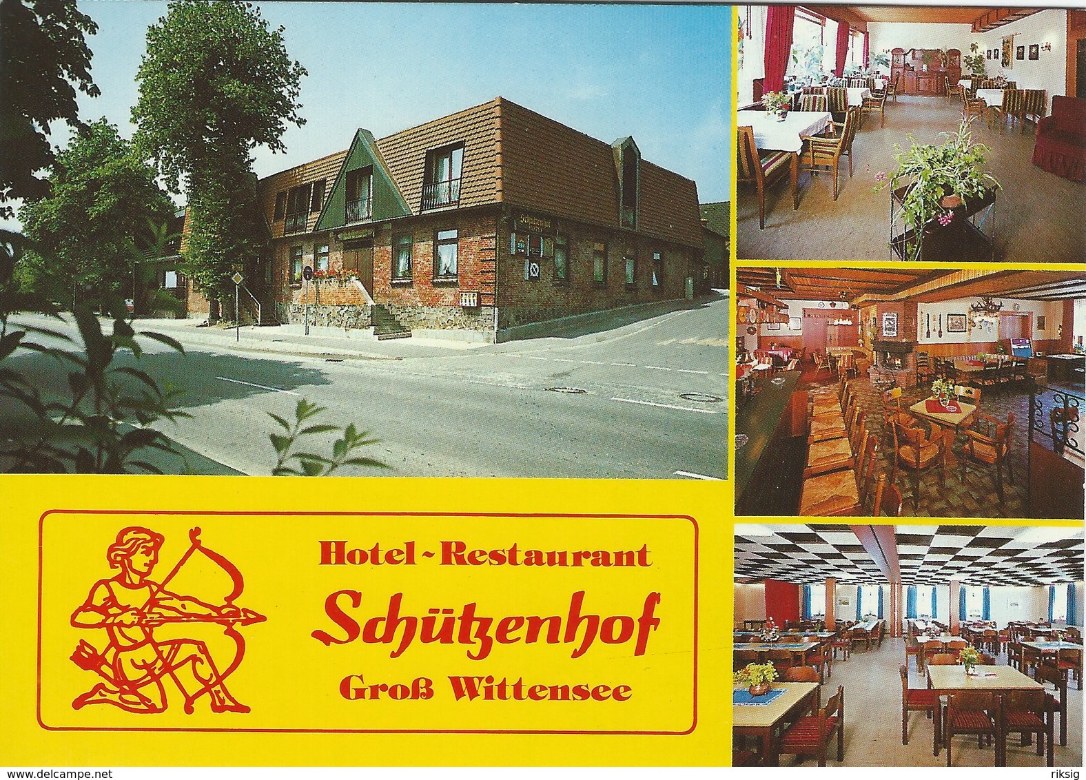 Hotel - Restaurant  Schützenhof. Groß Wittensee Bei Eckernförde. Germany.   B-3546 - Hotels & Restaurants