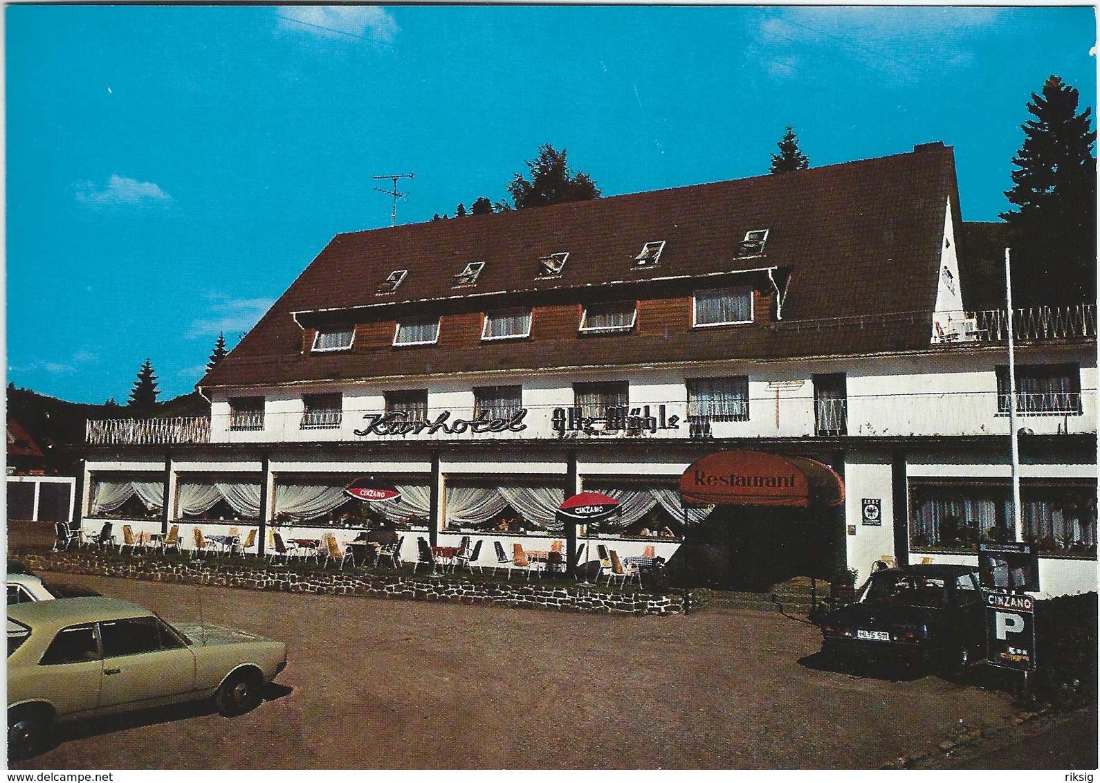 Cafe- Restaurant  Kurhotel "Alte Mühle" Altenau Germany.   B-3547 - Hotels & Restaurants