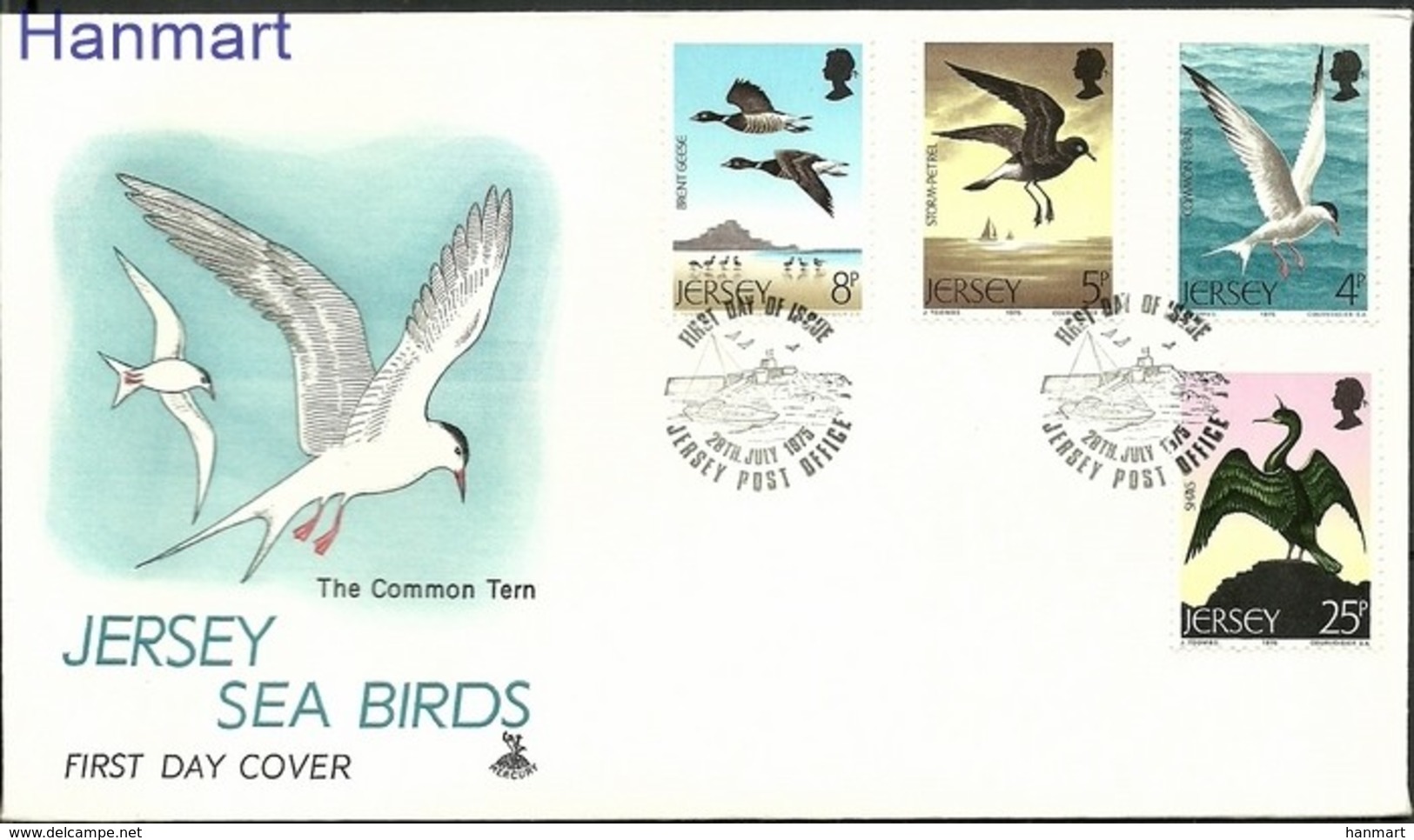 Jersey 1976 Mi 123-126 FDC ( FDC ZE3 JRS123-126 ) - Jersey