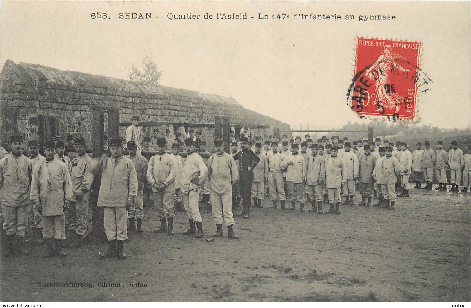 SEDAN - Quartier D'Asfeld,le 147em D'infanterie Au Gymnase. - Sedan