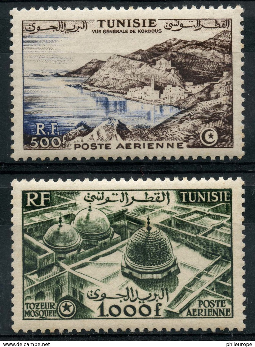 Tunisie (1953) PA 18 à 19 * (charniere) - Neufs