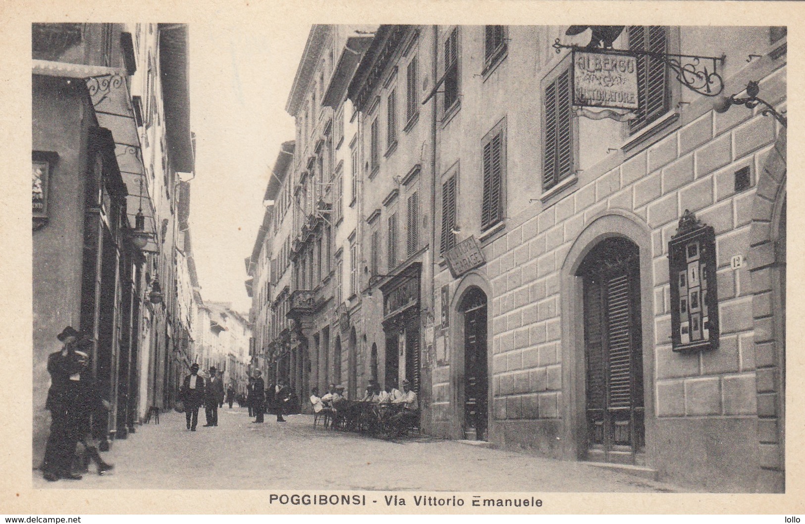 Toscana Siena Poggibonsi La Via Vittorio Emanuele -- Animata - Altri & Non Classificati