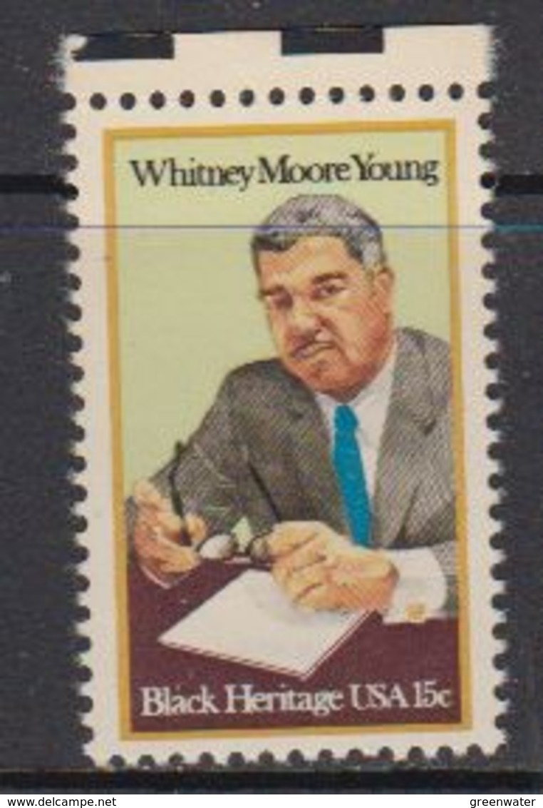 USA 1981 Whitney Moore Young / Black Heritage 1v ** Mnh (41801) - Ongebruikt