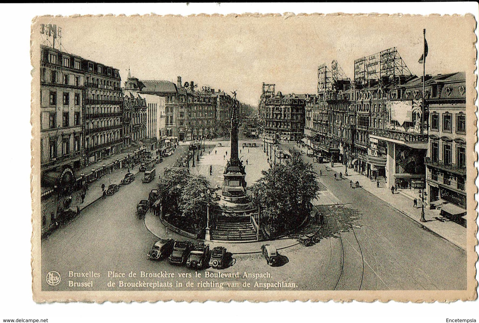 CPA - Carte Postale -  Belgique - Bruxelles -  Place De Brouckère  VM406 - Bossen, Parken, Tuinen