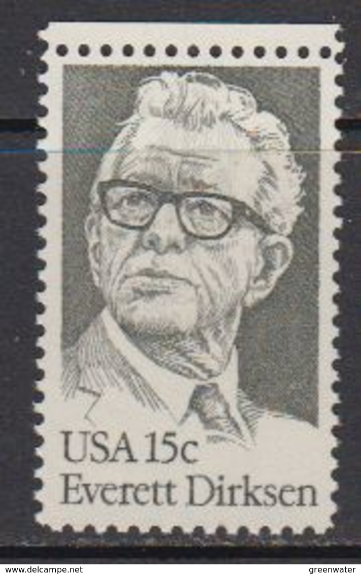 USA 1981 Everett Dirksen 1v ** Mnh (41801C) - Ongebruikt