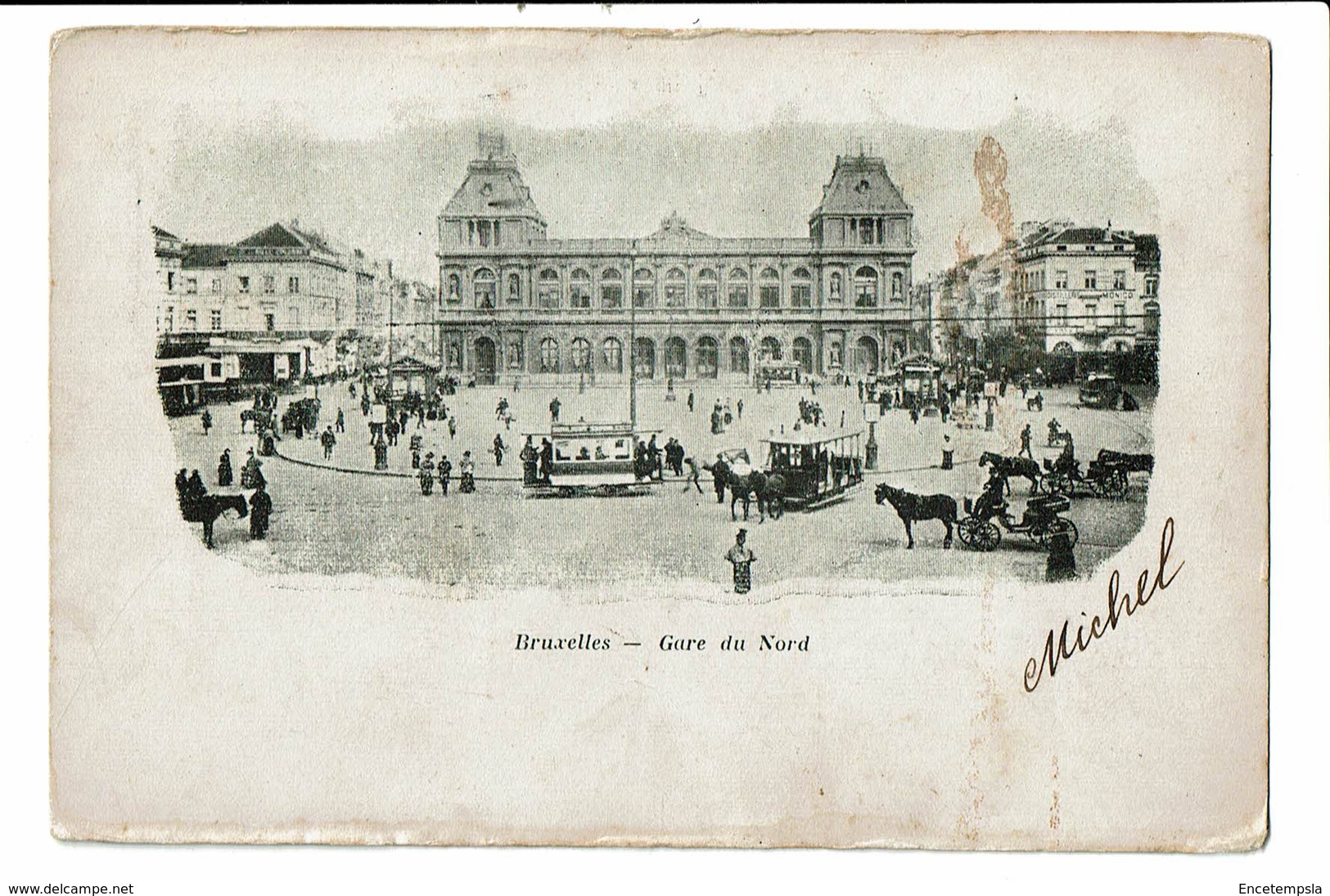 CPA - Carte Postale -  Belgique - Bruxelles -  Gare Du Nord 1905   VM407 - Marktpleinen, Pleinen