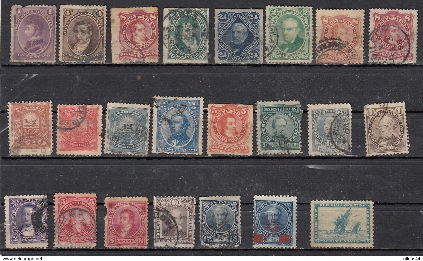 Argentine  Lot De 21 Timbres - Lots & Serien