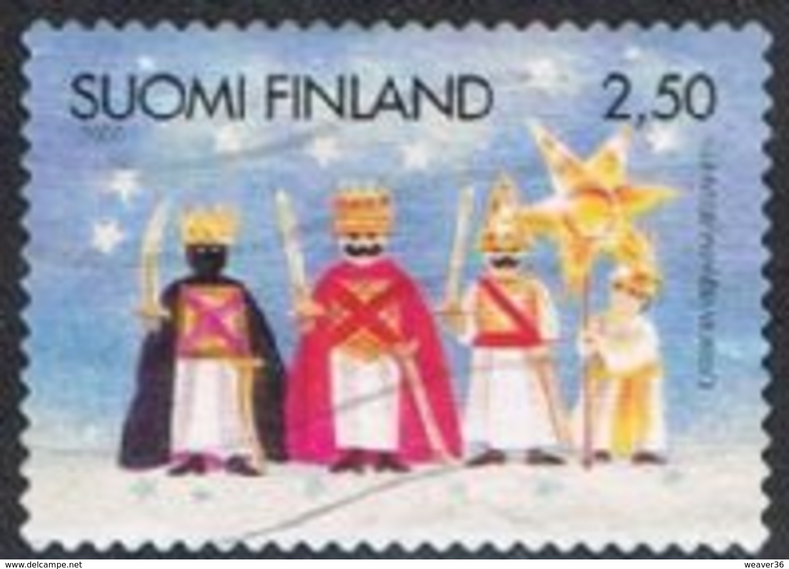 Finland SG1614 2000 Christmas 2m.50 Good/fine Used [13/13913/6D] - Used Stamps