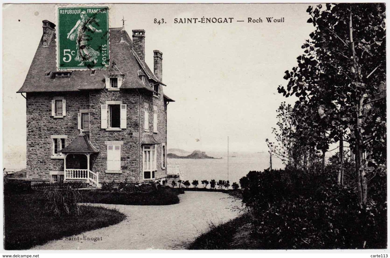 35 - B24670CPA - SAINT  ENOGAT - Roch Wouil - Villa - Très Bon état - ILLE-ET-VILAINE - Autres & Non Classés