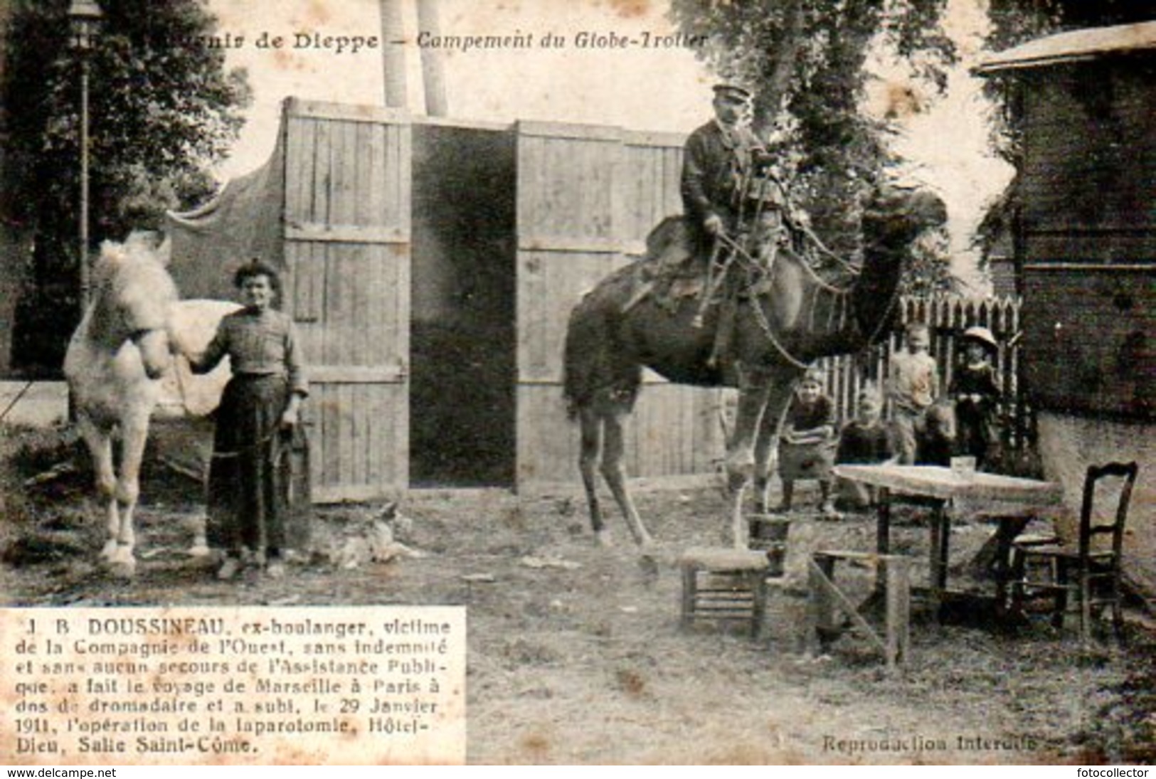 Dieppe (76) : Campement Du Globe Trotter Doussineau - Dieppe