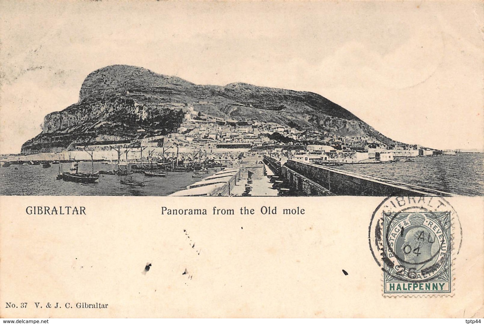 Gibraltar - Panorama From The Old Mole - Gibraltar