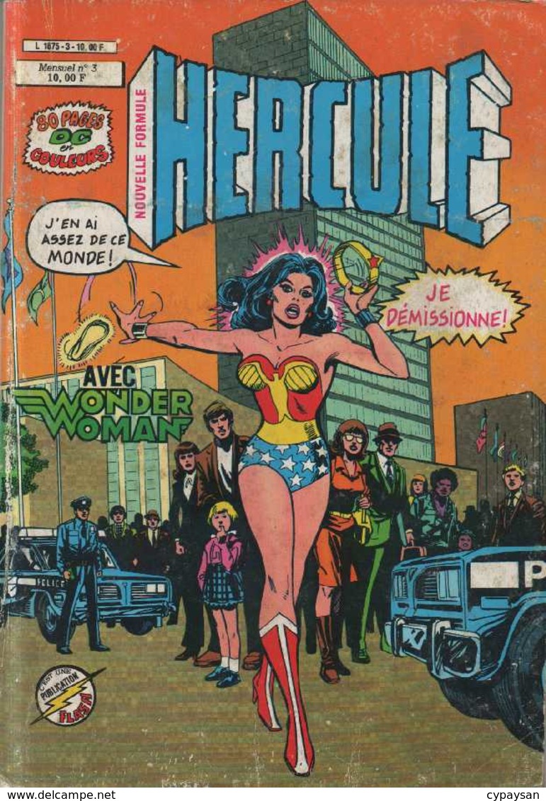 Hercule Wonder Woman  N° 3 BE AREDIT   01-1984 - Arédit & Artima