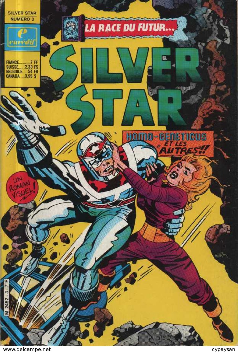 SILVER STAR N° 3 BE EUREDIF 1984 - Petit Format