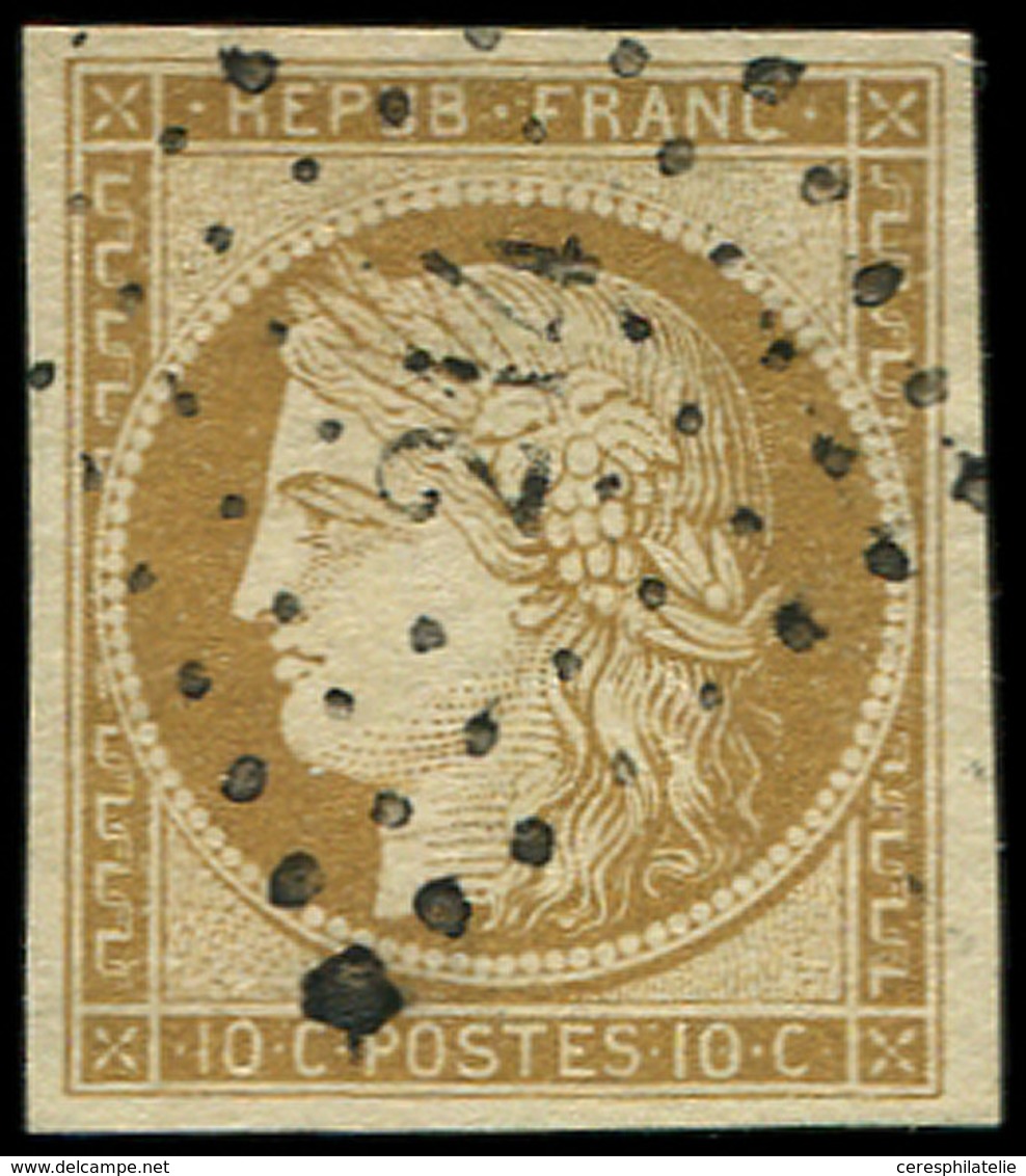 EMISSION DE 1849 - 1    10c. Bistre-jaune, Oblitéré PC 214, TB - 1849-1850 Cérès