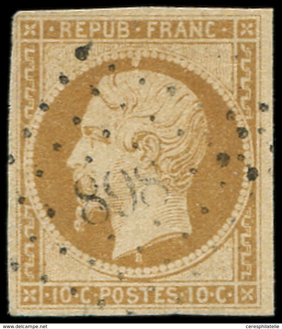 PRESIDENCE - 9    10c. Bistre-jaune, Oblitéré PC 898, TB. Br - 1852 Luis-Napoléon
