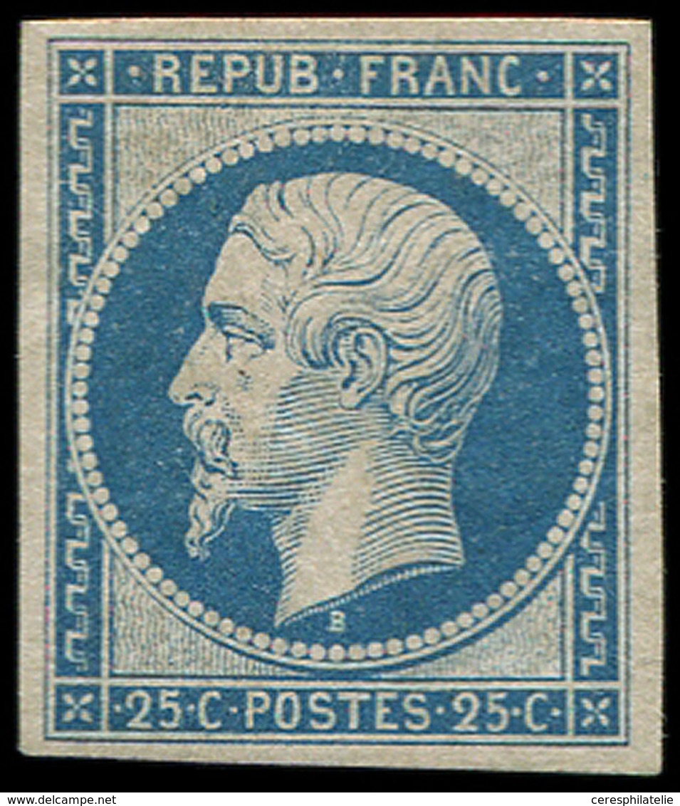* PRESIDENCE - R10c 25c. Bleu, REIMPRESSION, TB - 1852 Luigi-Napoleone