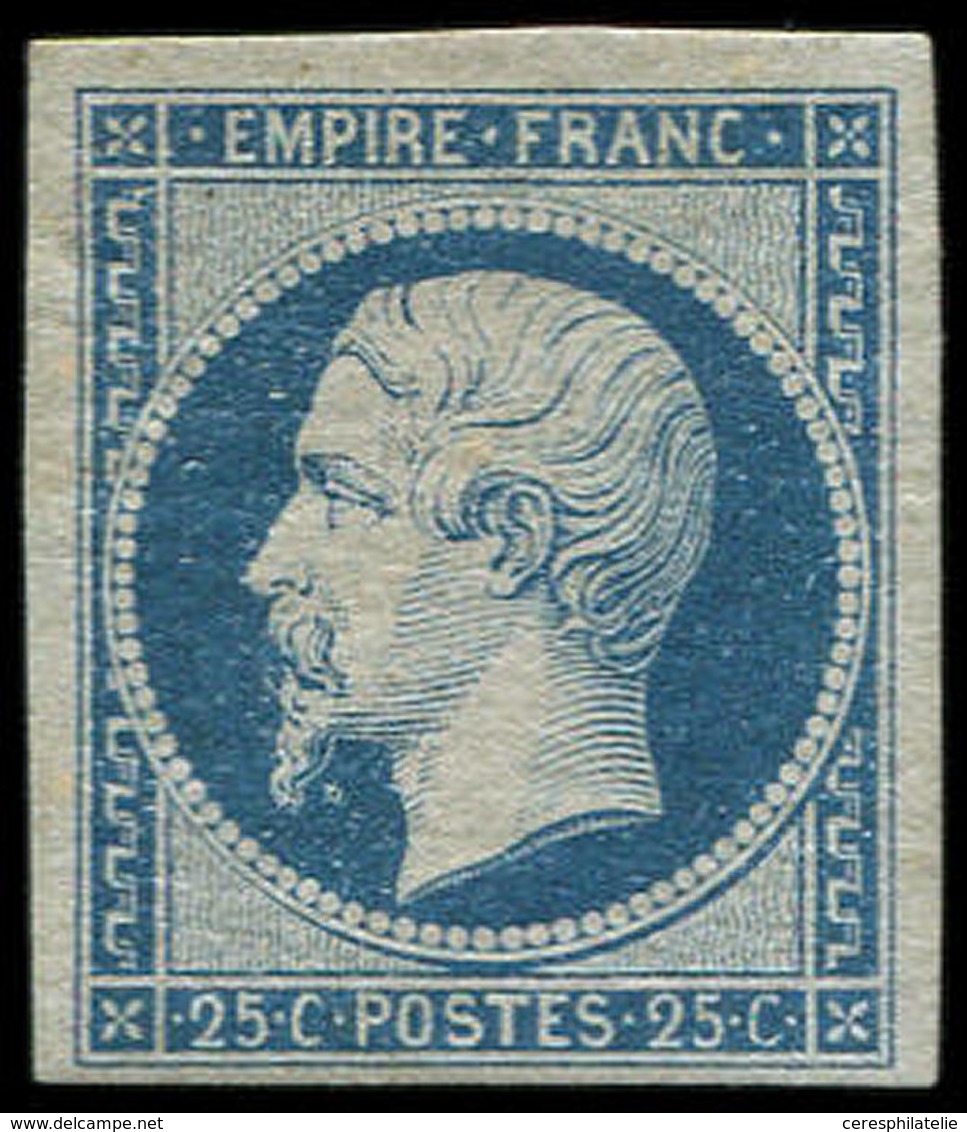 * EMPIRE NON DENTELE - 15   25c. Bleu, Frais Et TB. J - 1853-1860 Napoleone III