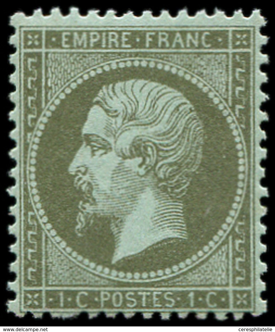 ** EMPIRE DENTELE - 19    1c. Olive, Frais Et TB - 1862 Napoléon III