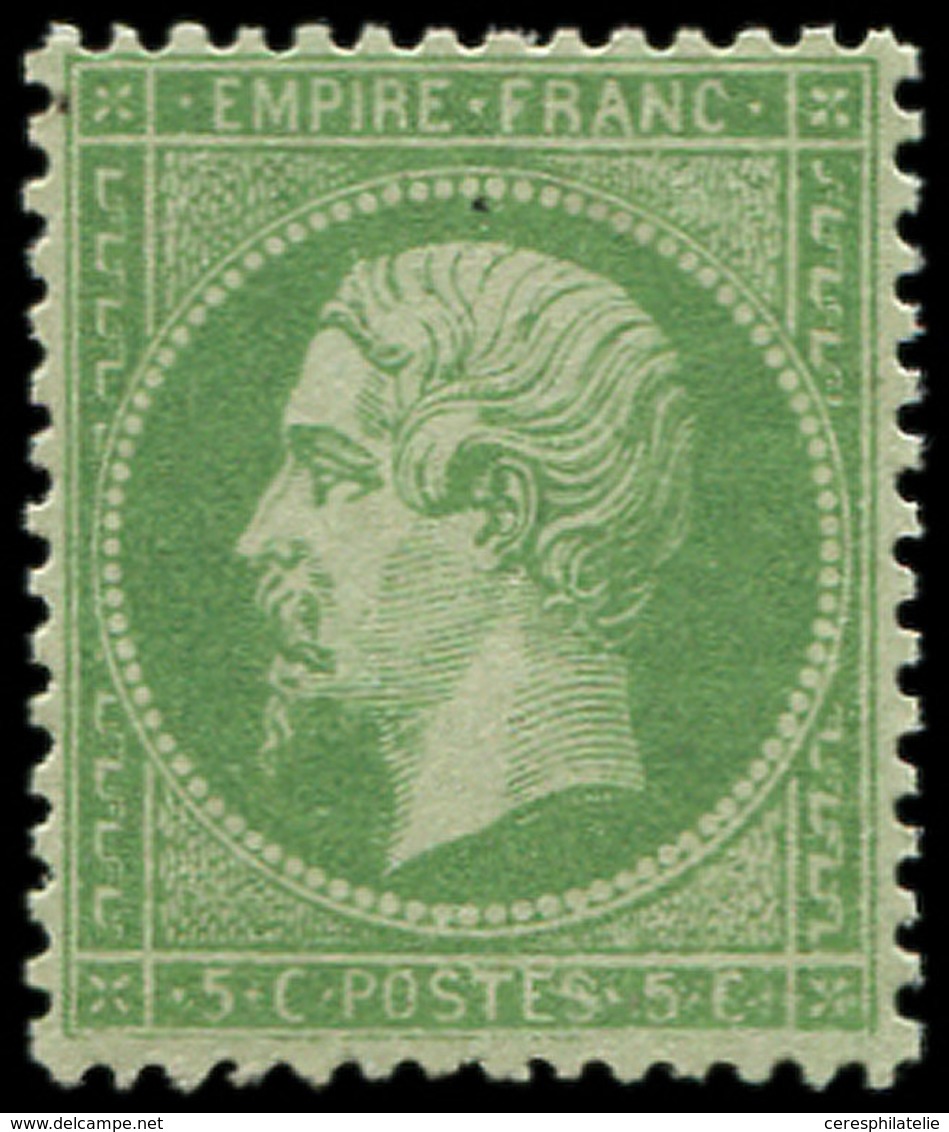 ** EMPIRE DENTELE - 20    5c. Vert, Très Frais Et TB - 1862 Napoléon III.