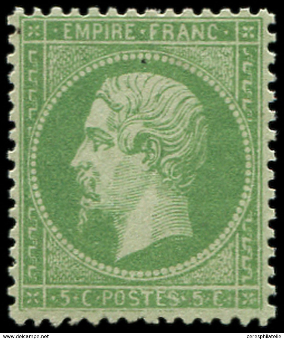 ** EMPIRE DENTELE - 20    5c. Vert, Très Frais Et TB - 1862 Napoléon III