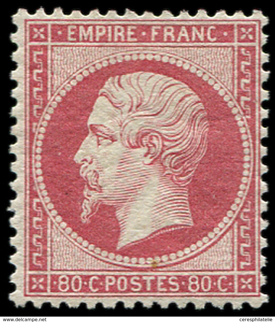 * EMPIRE DENTELE - 24   80c. Rose, Bien Centré, Très Frais Et TTB - 1862 Napoleon III