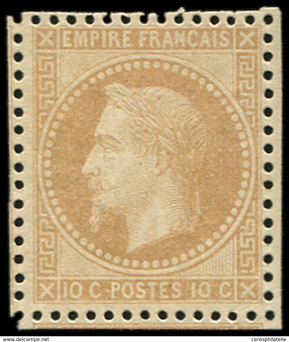 * EMPIRE LAURE - 28A  10c. Bistre, 4 Voisins, TTB - 1863-1870 Napoleon III With Laurels