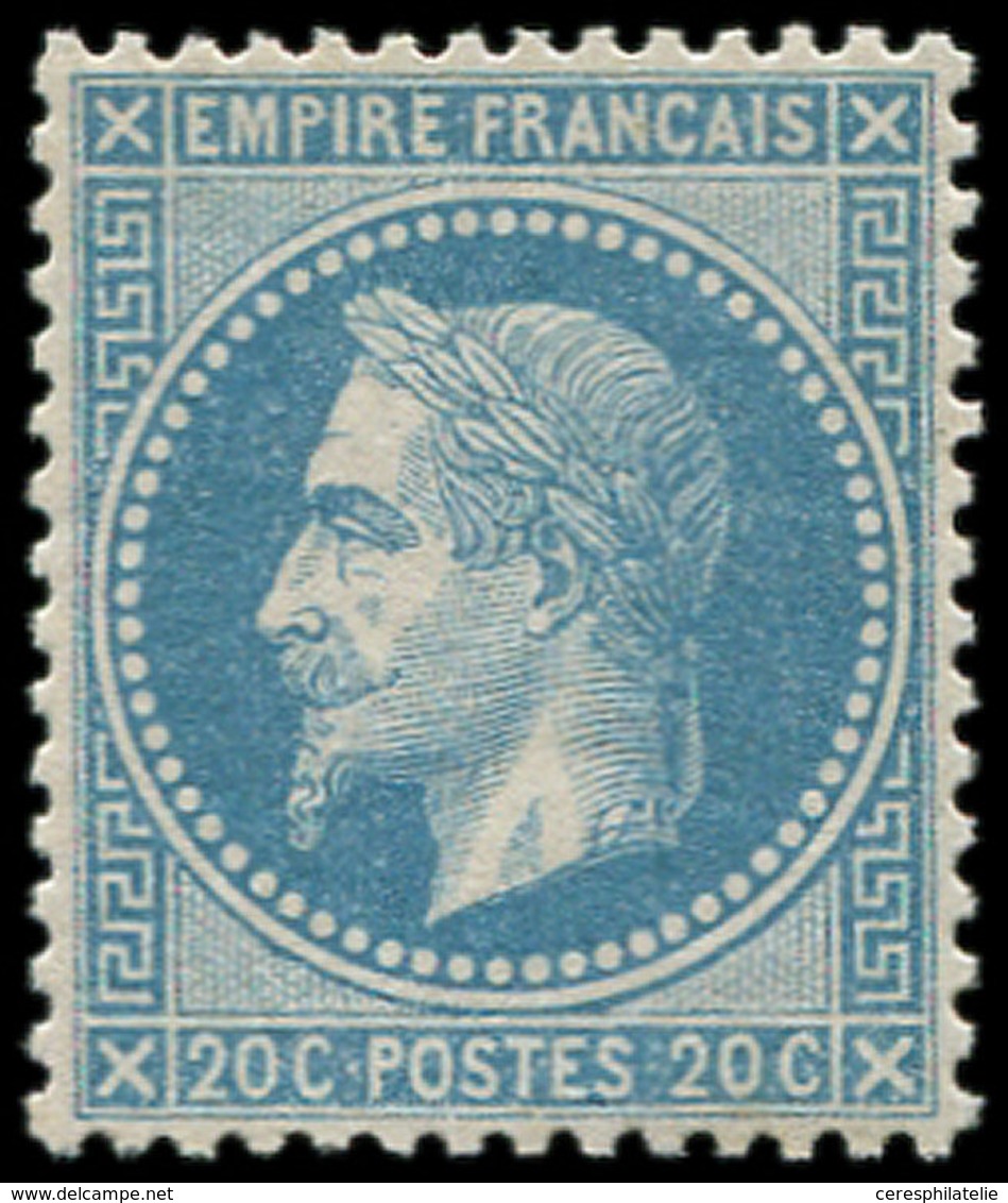 * EMPIRE LAURE - 29A  20c. Bleu, T I, Bon Centrage, Frais Et TTB - 1863-1870 Napoléon III. Laure