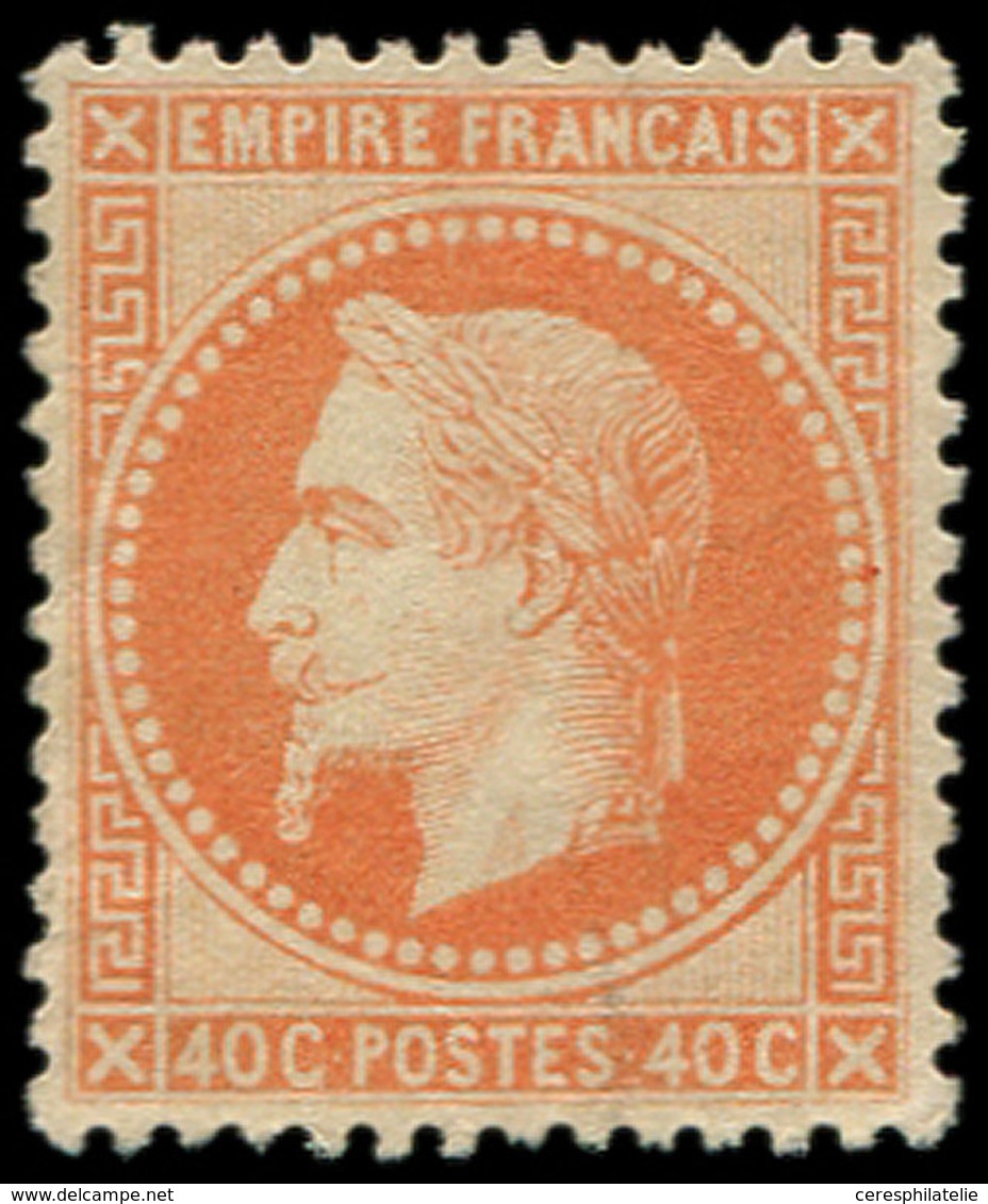 (*) EMPIRE LAURE - 31b  40c. Orange Vif, Bon Centrage, TTB - 1863-1870 Napoléon III. Laure