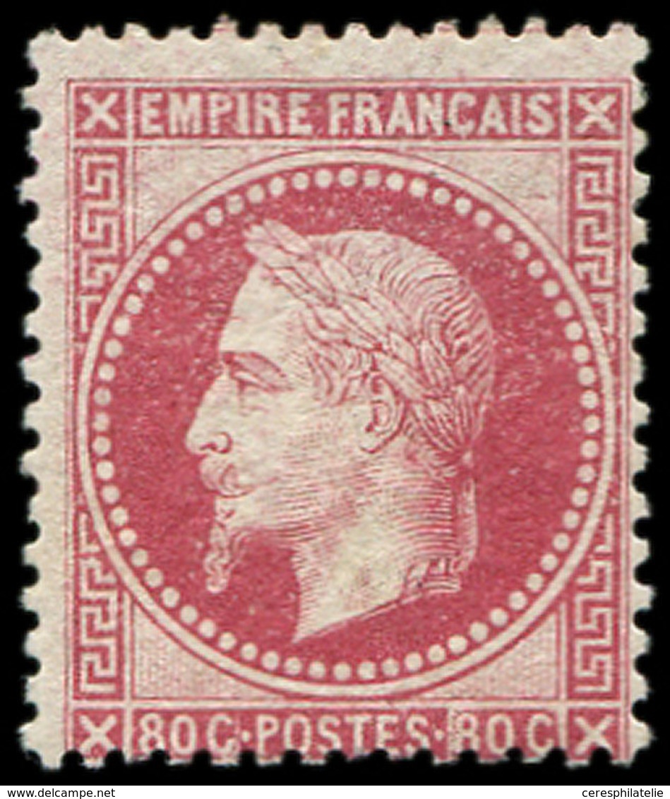 * EMPIRE LAURE - 32   80c. Rose, Décentré, Frais Et TB - 1863-1870 Napoleon III With Laurels