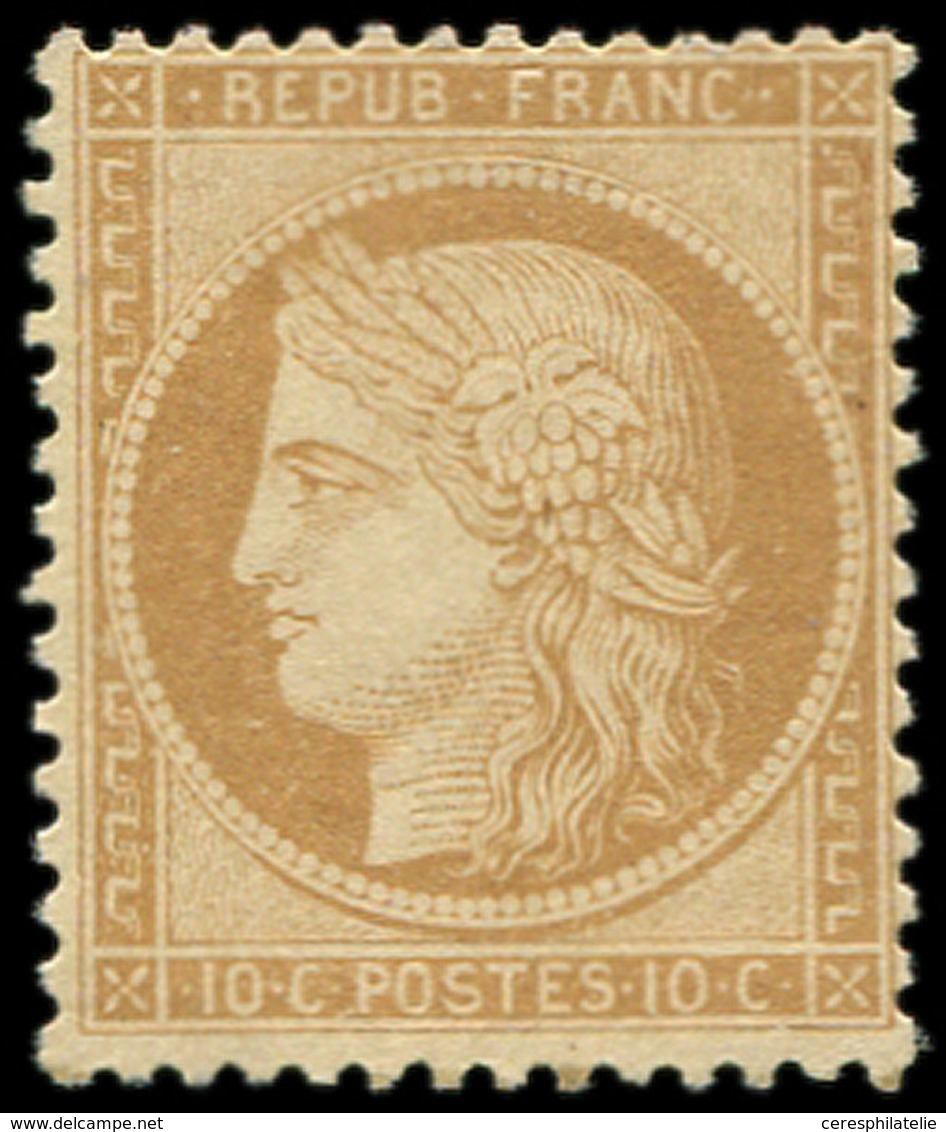 * SIEGE DE PARIS - 36   10c. Bistre-jaune, TB. C - 1870 Assedio Di Parigi