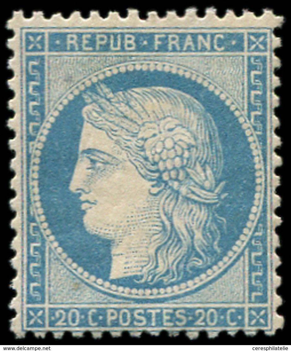 * SIEGE DE PARIS - 37   20c. Bleu, TB - 1870 Assedio Di Parigi