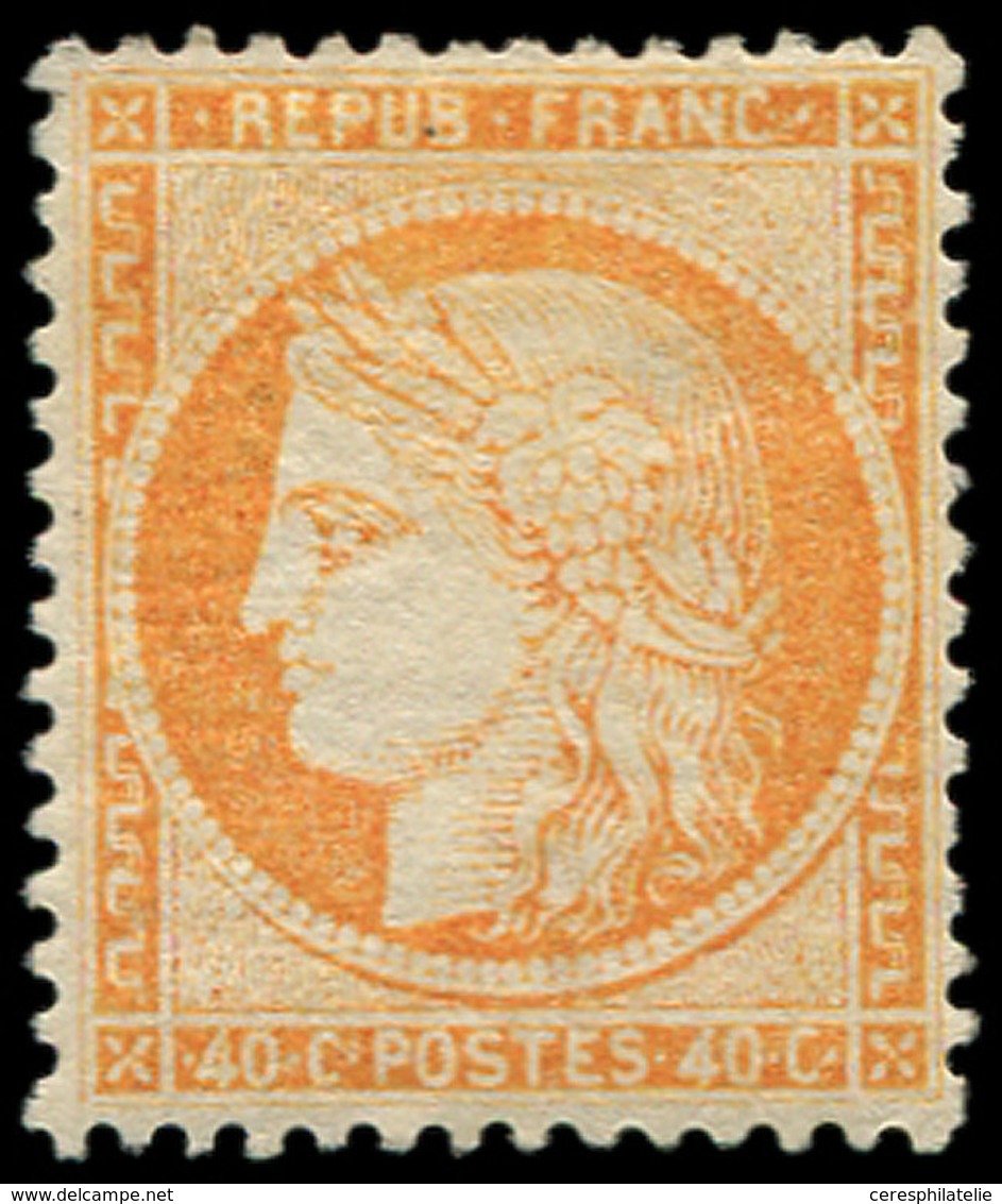 * SIEGE DE PARIS - 38   40c. Orange, Frais Et TB - 1870 Siege Of Paris