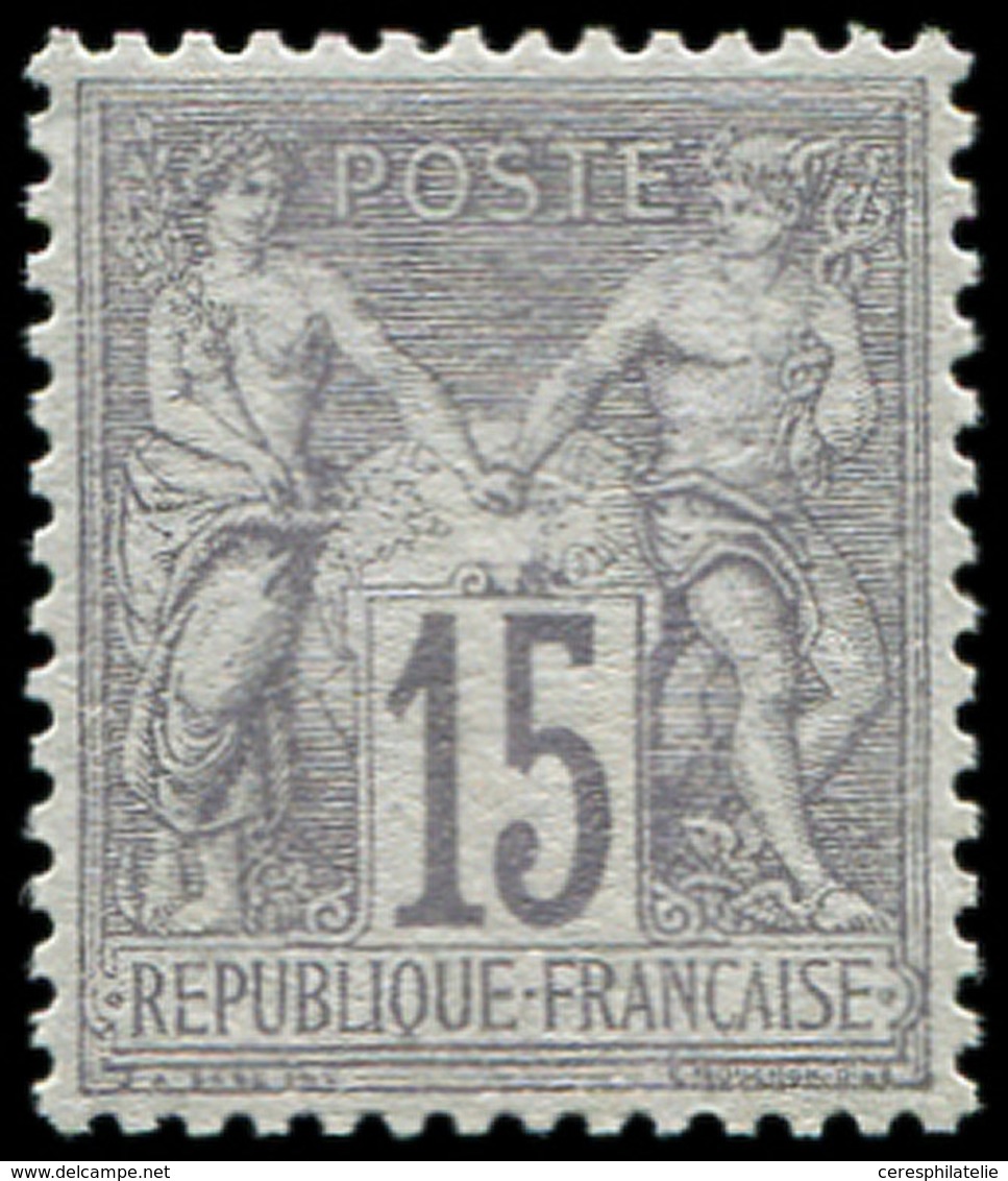 ** TYPE SAGE - 66   15c. Gris, Très Bon Centrage, TTB - 1876-1878 Sage (Type I)