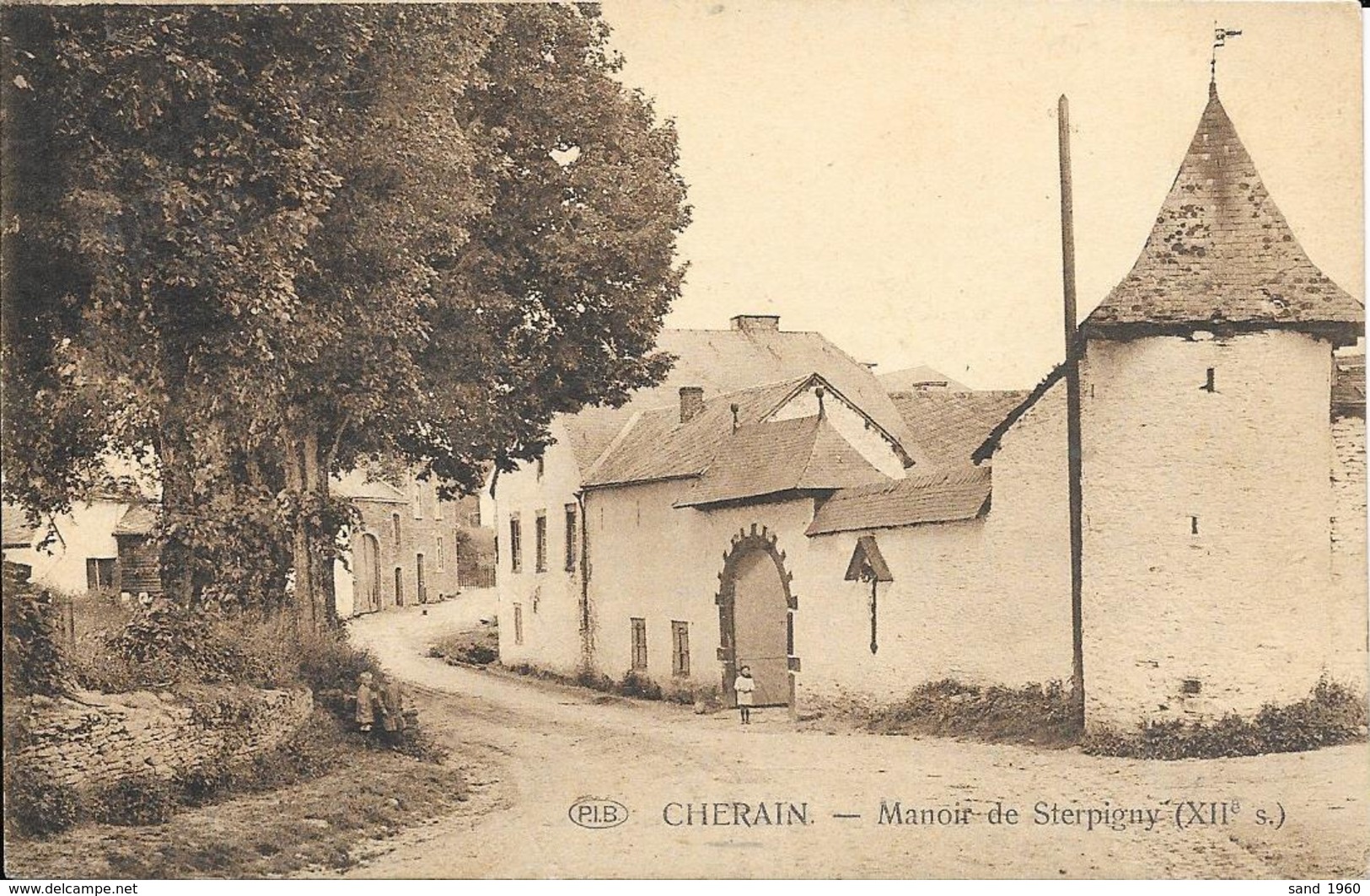 Cherain "Gouvy" P.I.B.-Manoir De Sterpigny (XIIe S.)-Ed: Otto L'Hoest, Négociant, Cherain - Circulé:1929 -Voir 2 Scans - Gouvy